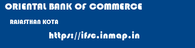 ORIENTAL BANK OF COMMERCE  RAJASTHAN KOTA    ifsc code